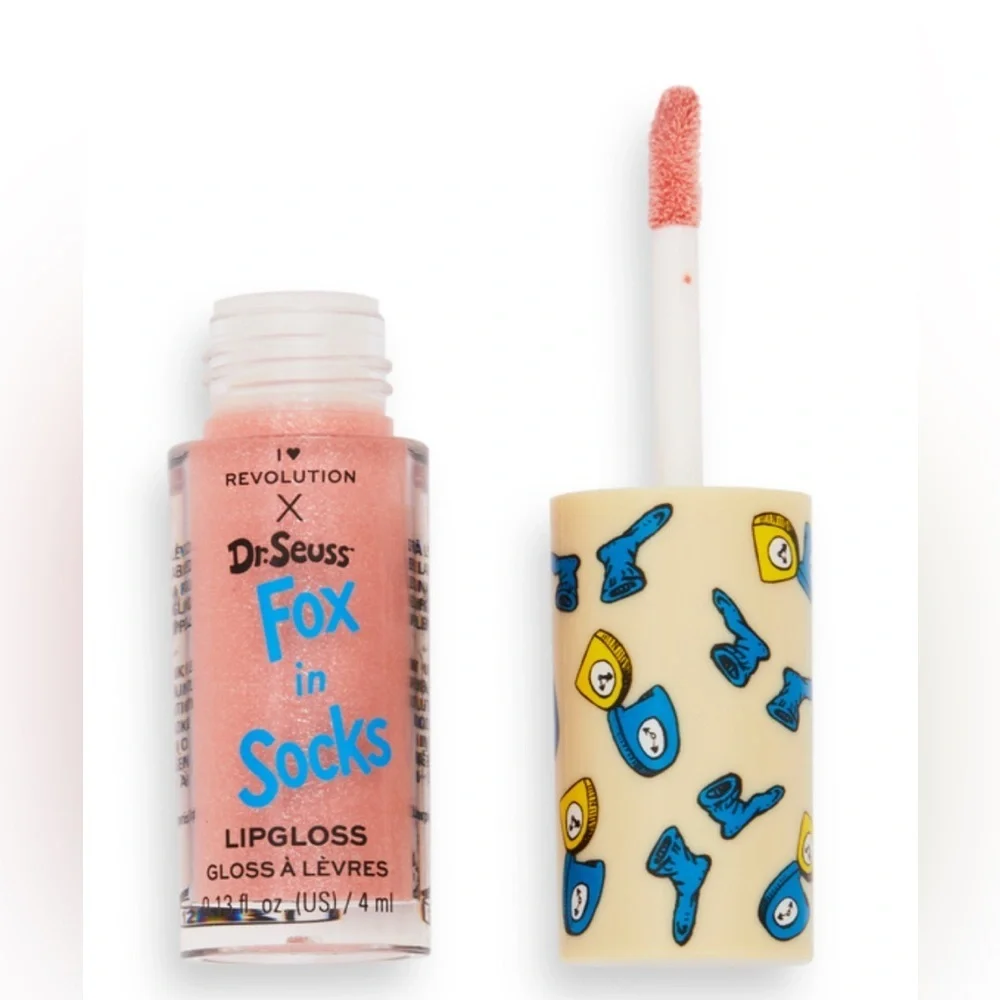 I Heart Revolution x Dr. Seuss Fox in Sox Lip Gloss – 0.13 fl oz / 4 ml